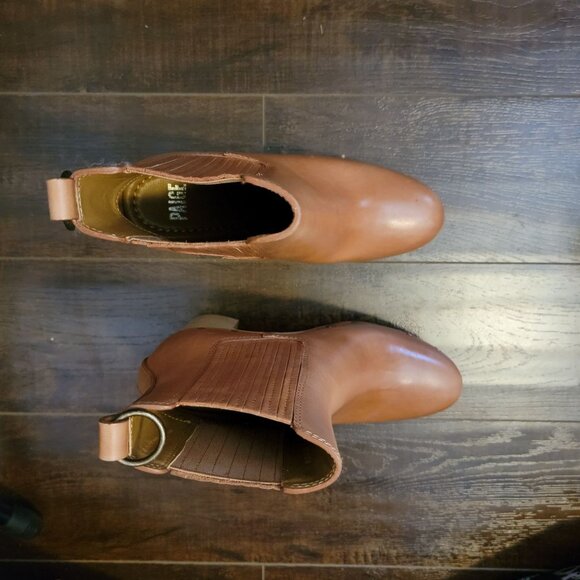 Paige Adina Boots Womens 8.5 Retro Penny Lane Modern Neutral Boho Chic - Picture 5 of 12